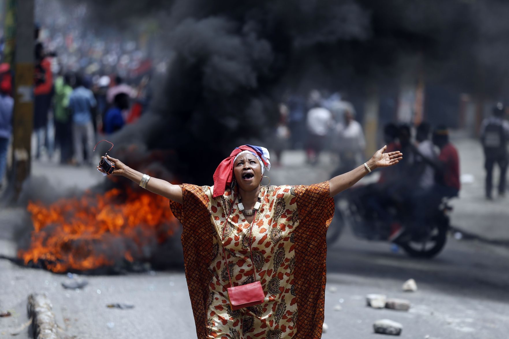 APTOPIX Haiti Protests